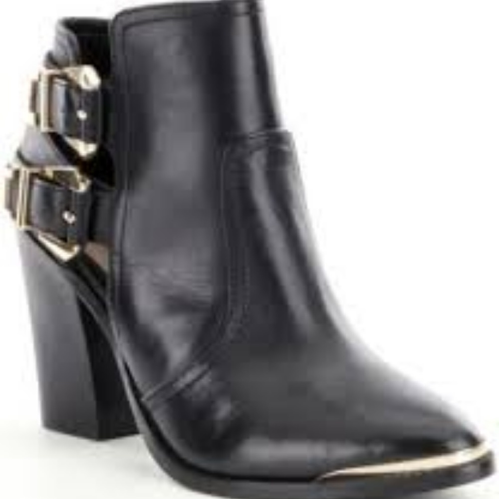 Gianni Bini Bennet Cutout Block Heel Shooties